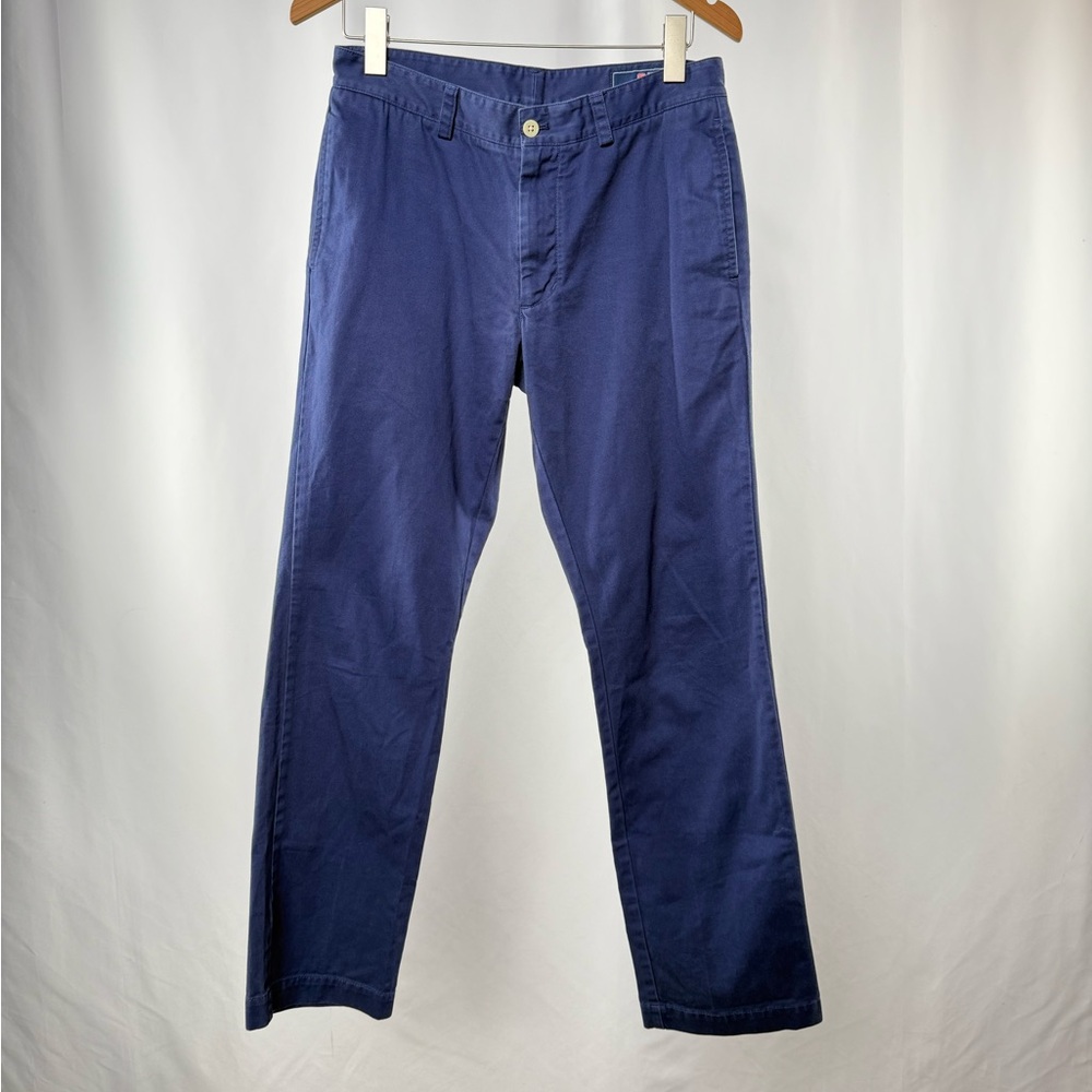 Vineyard Vines Cotton Twill Chino Pants in‎ Blue Size 30 x 32